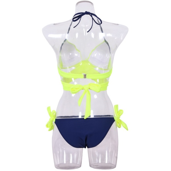 🔥HP🔥 Two Piece Swim Suit Push Up Criss Cross - Picture 3 of 8